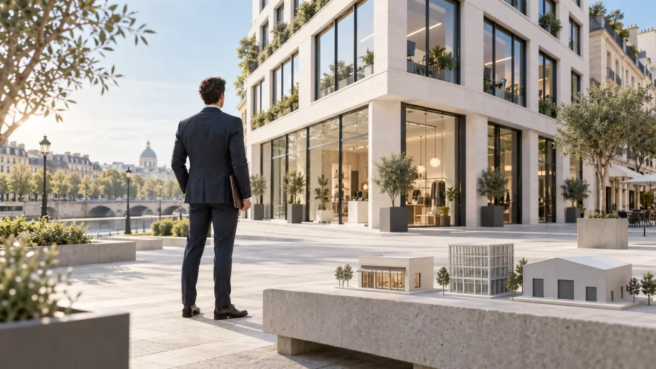 Immeuble commercial moderne destiné à un investissement professionnel