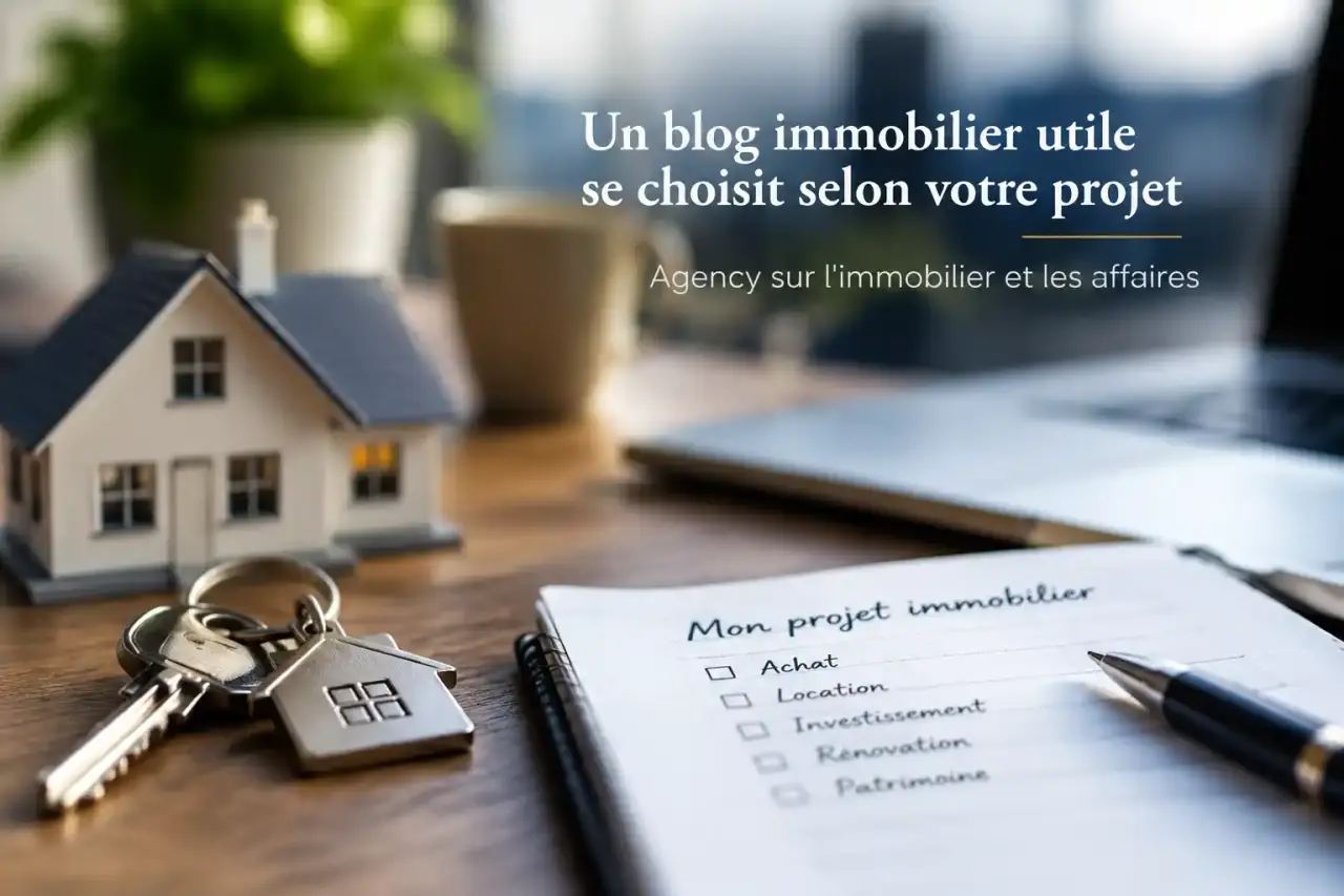 Un blog immobilier utile se choisit selon votre projet