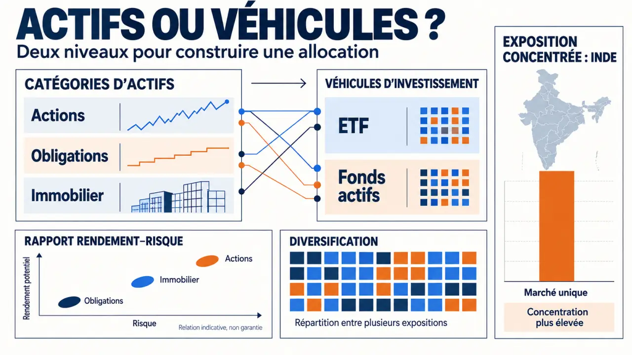 laminutebusiness.fr investissement : différence entre actifs, ETF, fonds et diversification