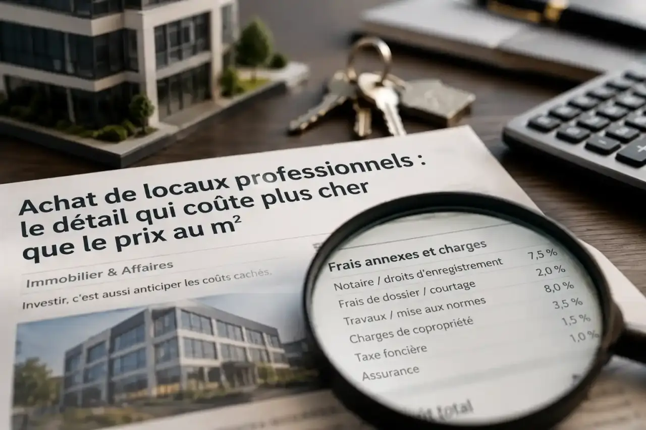 Achat de locaux professionnels : le détail qui coûte plus cher que le prix au m²