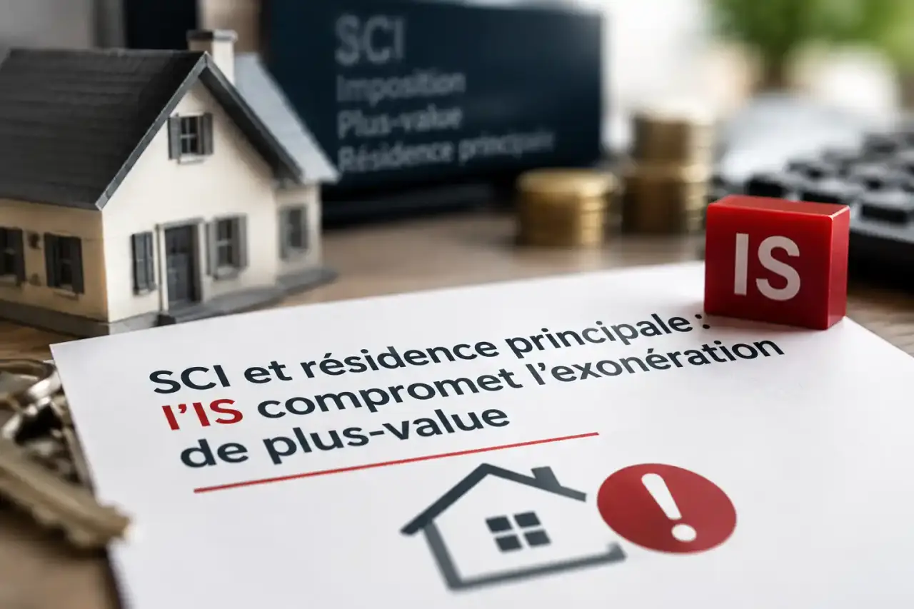 SCI et résidence principale : l’IS compromet l’exonération de plus-value
